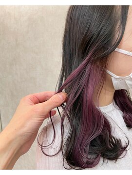 アクト(ACT) ピンクパープル/インナーカラー/イヤリングカラー