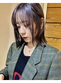 【ダークラベンダー × 外ハネボブ】