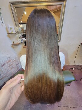 リリアン(Ririan) 【橋本】酸性縮毛矯正+自社製品髪質改善トリートメント