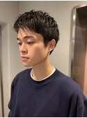 メンズナチュラル刈らないショート