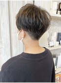 福山市美容室Caary お洒落刈り上げカジュアルベリーショート