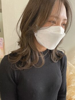 ヘアーサロンワン(Hair salon One.)の写真/寄り添ったカウンセリングと繊細な技術で憧れのカラーに！髪を綺麗に保てるようお手入れ方法もアドバイス♪