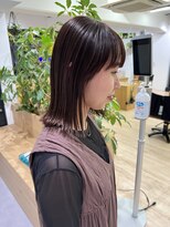 オーシャン(Ocean)&nbsp;【Ocean Hair&Life 田中愛梨】秋冬おすすめ！艶深みレッド