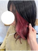 インナーカラーピンク♪担当あや