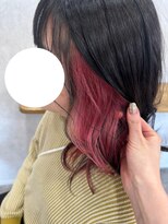 ビューティーサロン ガーデン(beauty salon garden)&nbsp;インナーカラーピンク♪担当あや