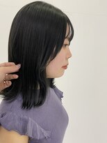 ウィールールピヴォクロス(WE RULE pivot cross)&nbsp;くびれ外ハネボブ×暗髪グレージュ