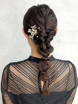 アイティーバイアルバム 北千住店(IT by ALBUM)&nbsp;ヘアセット_ハッシュカットフルバングレッドブラウン_ba476381