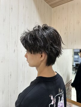 ソワン ドゥ ブレス 立花店(soin de brace) メンズアップバングカットアイロンセット