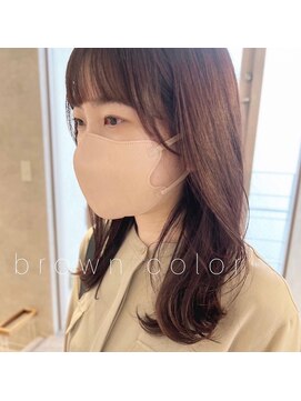 バリー(VALLEY) 【VALLEY  hair care&spa】大人可愛いブラウンカラー