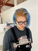 ブリックマウントヘアメイク(Blic mt hair make)&nbsp;デザインカラーボブ