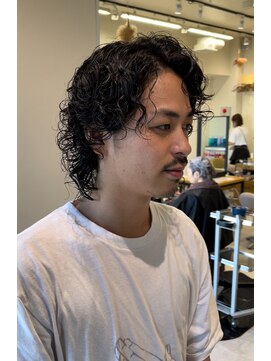 スタイル 茅ケ崎(STYLE) 【ハクラ】メンズパーマ ウルフパーマ メンズウルフ