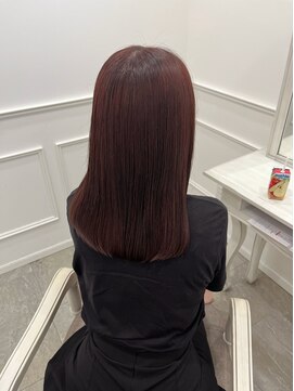 リルミー(Lilme) ブリーチなしダブルカラー*レッドブラウン*新井