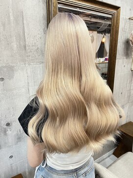 髪屋 紬 【Chu】ホワイトブロンド/ブロンド