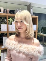 ナチュラル ヘアーデザイニング(Natural hair designing) ミディアムレイヤースタイル @anju_takei