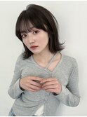 大人かわいいワンカールミディアムボブ10代20代30代40代