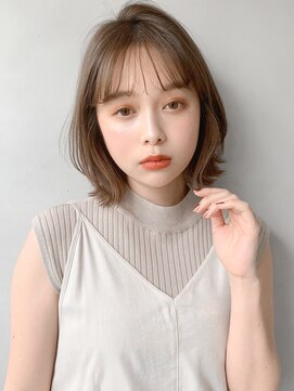 アグノス 青山(Agnos) 似合わせカットうるツヤメルティカラーうる艶髪サイドバング