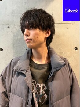 サロンリベルテ(salon Liberte)の写真/【京橋駅3分】カット+水パーマ¥10900!メンズヘアを極めた専任のハイキャリアStylistがマンツーマンで担当！