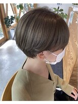 シエル ヘアーズ ボウ グループ(Ciel hairs beau gloup) オリーブベージュ
