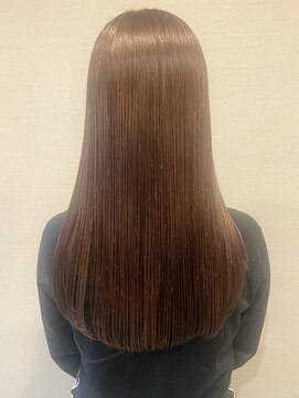 ヘアーサロン TLP レッドブラウンカラー
