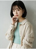 イメチェン/美髪/外ハネボブ/ワイドバング/髪質改善/縮毛矯正