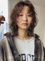 ウェイビーズ(WAVY'S)&nbsp;xカットパーマ/イメチェン/ホワイトブロンド/外ハネボブ/美髪/