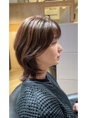 大人可愛いウルフヘアにハイライトをいれてます。 archive垂水