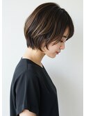 ３０代４０代５０代アッシュ髪質改善縮毛矯正ショート