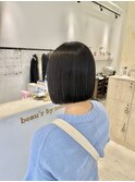 くびれヘア縮毛矯正アプリコットオレンジ夏ハイライト《用賀》