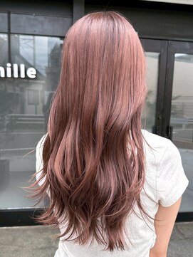 ミル(1001 mille) イルミナカラー/イヤリングカラー/カラー/ピンクブラウン