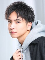 リップス 表参道店(LIPPS)&nbsp;アップバングショート【ツーブロック刈り上げ黒髪】