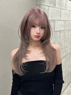 シーク 天神(SEEK) 松尾菫菜/レイヤーカット/ハイトーン/ブリーチ