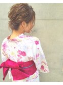 真夏のゆるふわ浴衣アレンジ