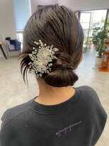 ソピ バイ インビテーション(sopi by invitation) 参列ヘア/結婚式参列ヘア/ヘアセット/カチモリヘア