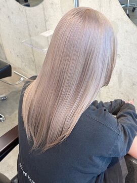 リル ラウム 原宿(LiL Raum) ホワイトラベンダーグレー/原宿/原宿ブリーチ/ダブルカラー