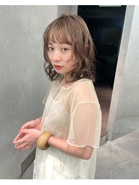 エリルミー 代々木店(Elilume) レイヤーミディ × パーマ