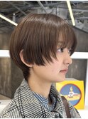 ☆丸みレイヤーショートカットマッシュ原宿30代40代