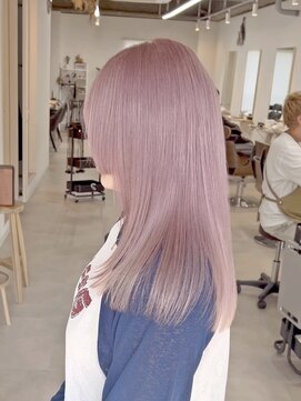 トト 船橋店(toto.) ◇ココアブラウンボルドーミディアムレイヤーウルフカット[船橋]