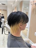 インナーカラー×シースルーウルフ