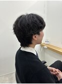 メンズくせ毛パーマスタイル