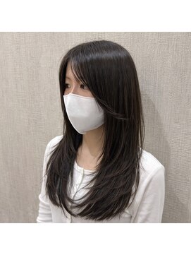 アルーシェ 心斎橋(Alushe) 顔まわりレイヤーで柔らかロングヘア!