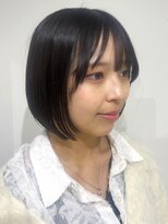 アイウィル(Ai WilL)&nbsp;レイヤーボブ ミニボブ 地毛風カラー ダークブラウン 艶髪