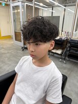 ルースト 南堀江店(ROOST) 刈り上げセンターパート/波巻きツイストスパイラル/南堀江