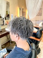 スギモト(Sugimoto) メンズ 2ブロック パーマスタイル