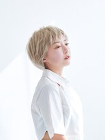 ラフィス ヘアー シーン 調布店(La fith hair scene) 【La fith】ハンサムショート×ハイトーンカラー