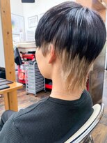 チームボス(Team BOSS) ウルフスタイル×インナーブリーチカラー