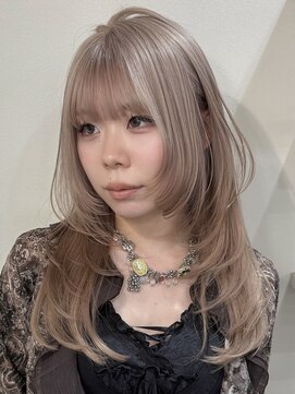 ラキングキョウト(LA KING KYOTO) ミルクグレージュ×ザクザクレイヤー