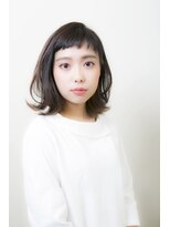 ダアッカ(da acca)&nbsp;大人かわいい☆小顔みせ♪外はねセミディ×アッシュベージュ