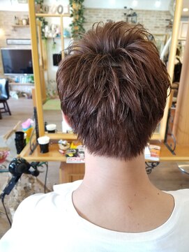 ルークス 中央林間(LOOOKS) ツーブロック×レイヤーマッシュ×明るめブラウン