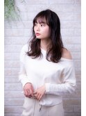 似合わせカットで個性的斜めバング大人かわいいナチュラルボブ★