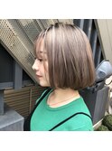 大人気ハイライトボブ